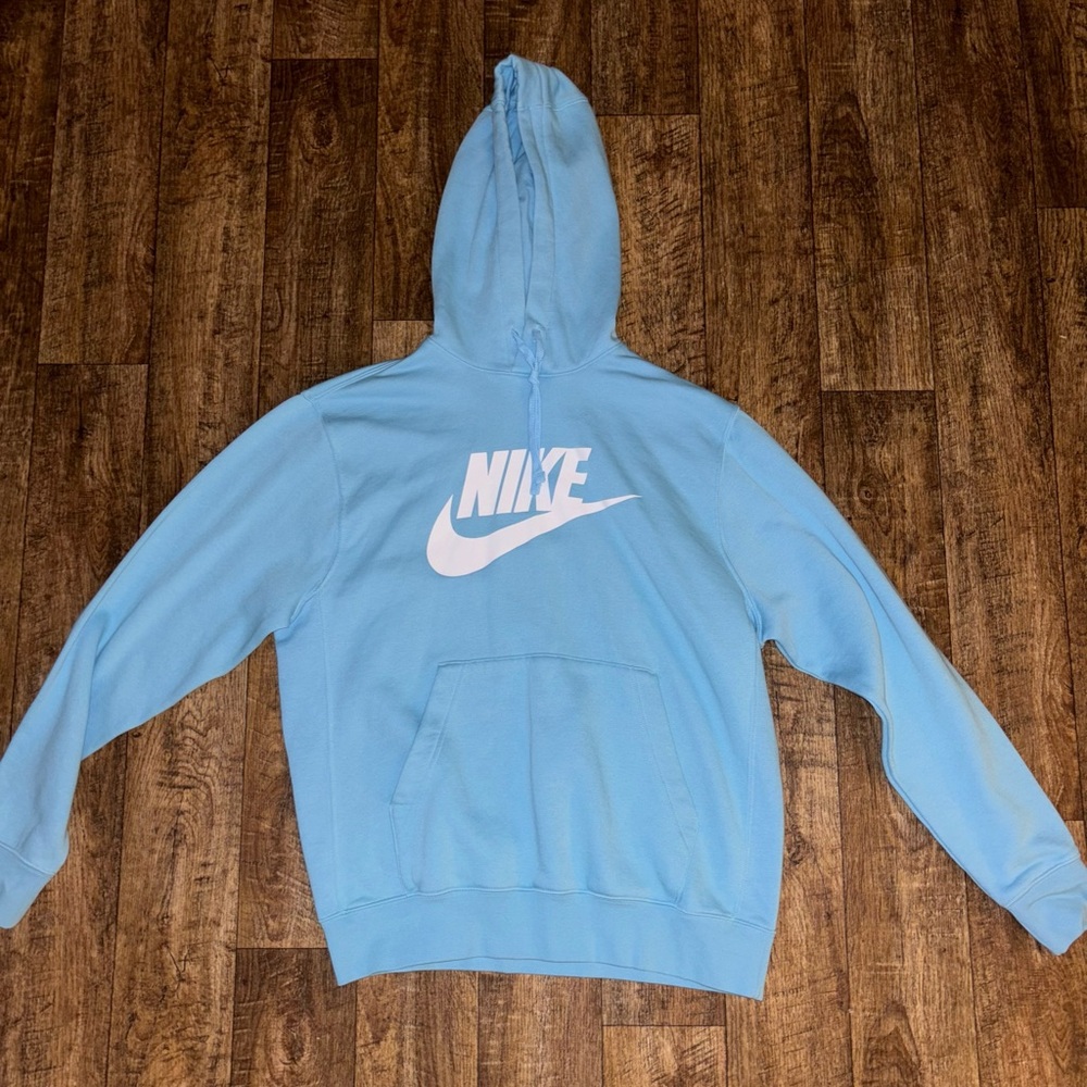 Baby Blue Nike Hoodie Unisex
